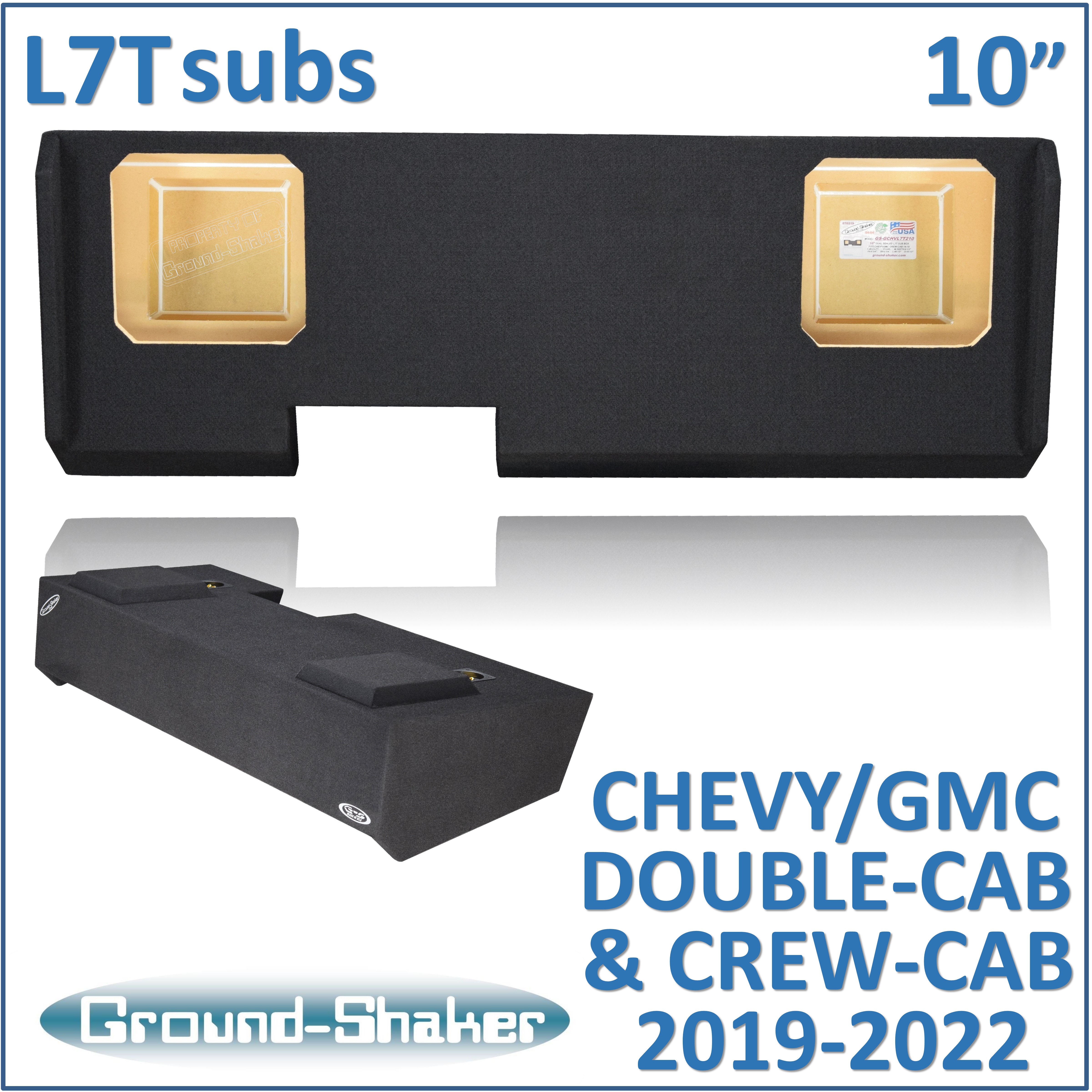 2019 gmc sierra cheap subwoofer box